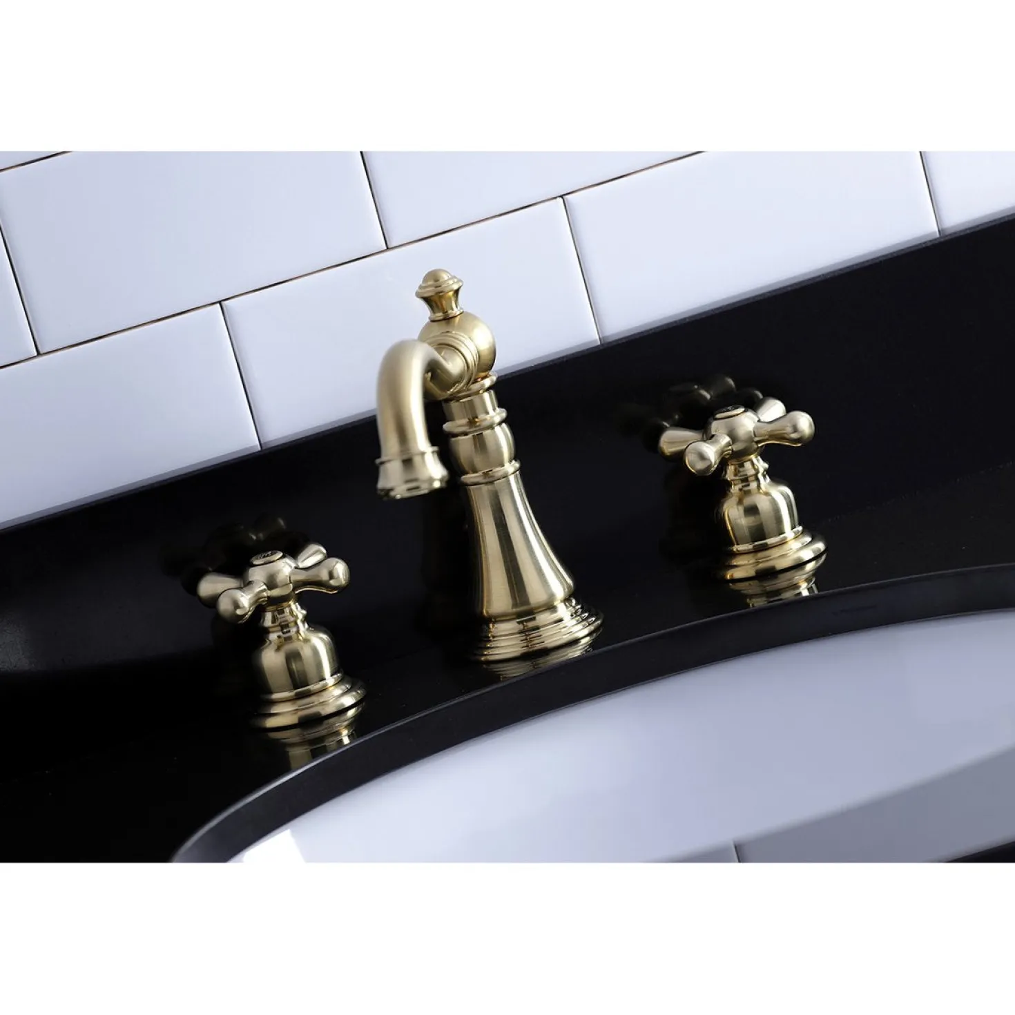 Kingston Brass Fauceture American Classic 8" Widespread Bathroom Faucet