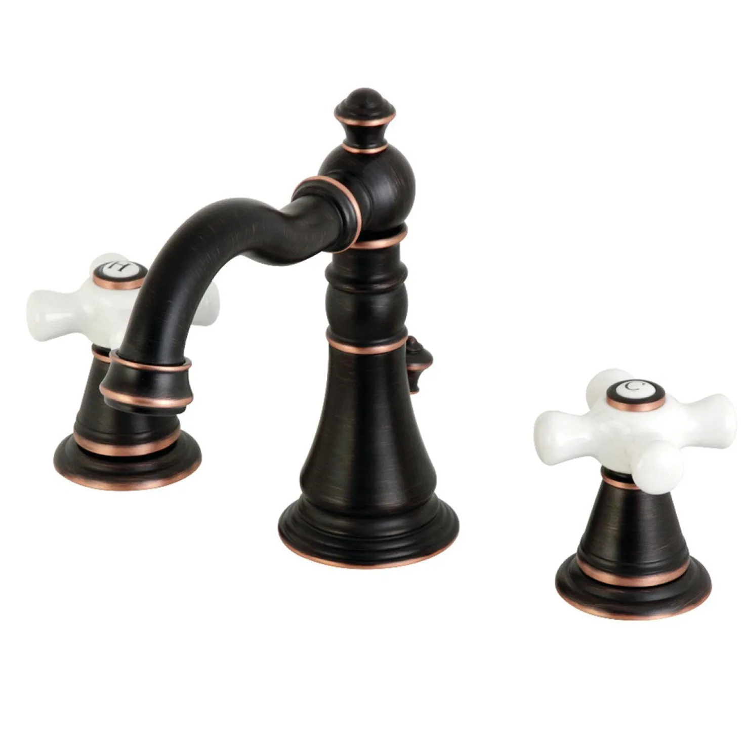 Kingston Brass Fauceture American Classic 3-Hole 8" Widespread Bathroom Faucet