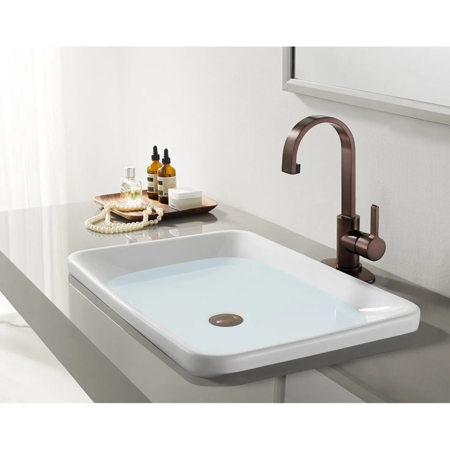 Kingston Brass Fauceture Continental Single-Handle Bathroom Faucet
