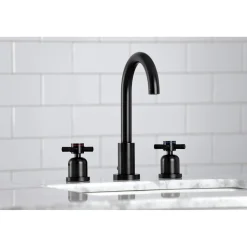 Kingston Brass Fauceture Concord Widespread Cross-Handle Bathroom Faucet