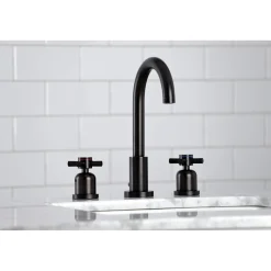 Kingston Brass Fauceture Concord Widespread Cross-Handle Bathroom Faucet