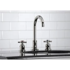 Kingston Brass Fauceture Concord Widespread Cross-Handle Bathroom Faucet