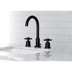 Kingston Brass Fauceture Concord Widespread Cross-Handle Bathroom Faucet