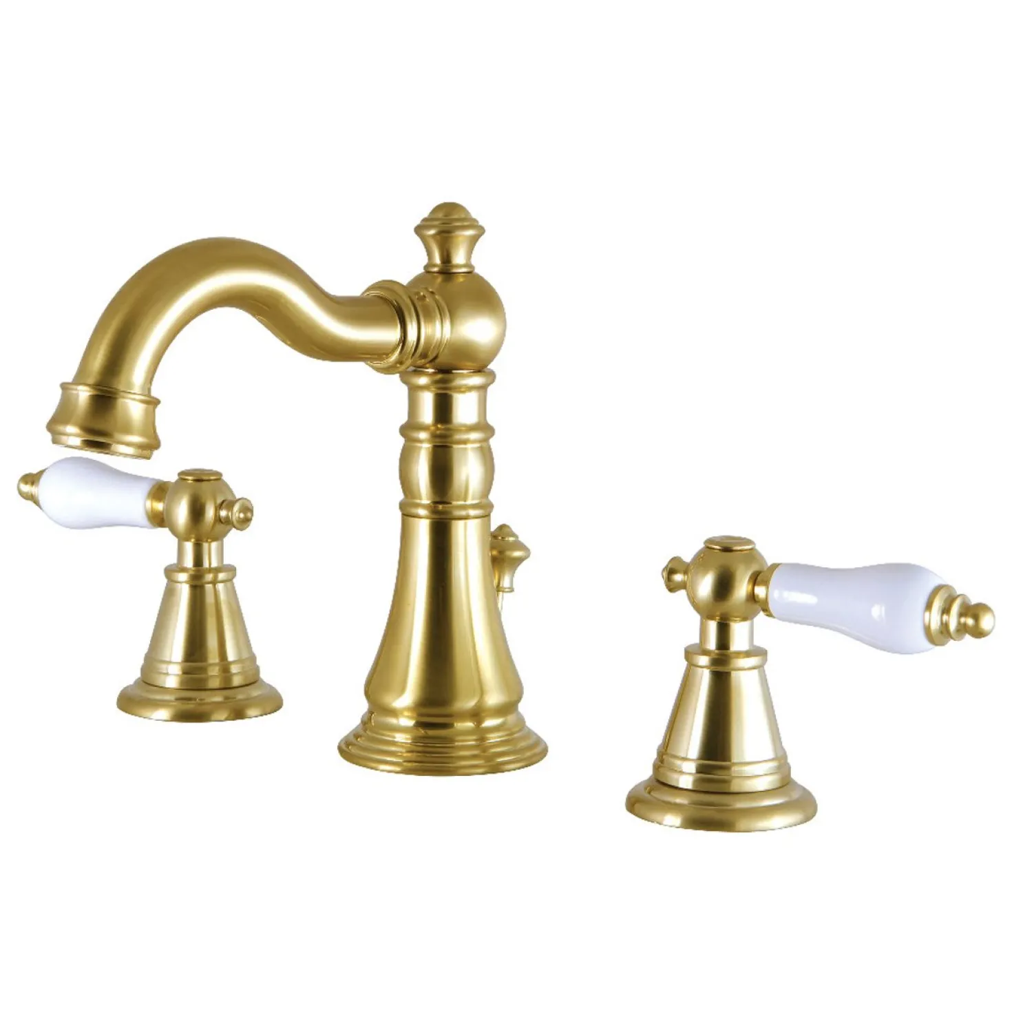 Kingston Brass Fauceture English Classic 3-Hole Widespread Bathroom Faucet
