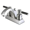 Kingston Brass Fauceture FSC4648DKL 4-Inch Centerset Bathroom Faucet in Brushed Nickel