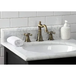 Kingston Brass Fauceture FSC197XAAX-P American Classic 8 in. Widespread Bathroom Faucet