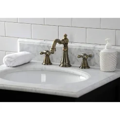Kingston Brass Fauceture FSC197XAAX-P American Classic 8 in. Widespread Bathroom Faucet