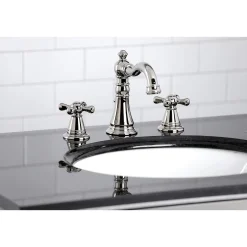 Kingston Brass Fauceture FSC197XAAX-P American Classic 8 in. Widespread Bathroom Faucet