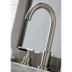 Kingston Brass Fauceture FSC892XCKL-P Kaiser Widespread Bathroom Faucet with Brass Pop-Up