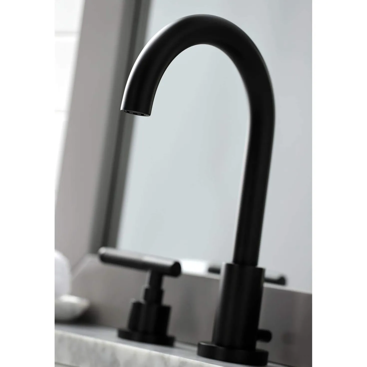 Kingston Brass Fauceture FSC892XCKL-P Kaiser Widespread Bathroom Faucet with Brass Pop-Up