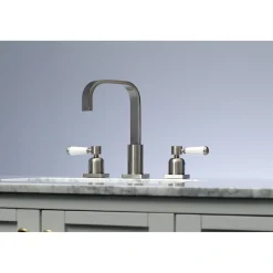 Kingston Brass Fauceture FSC8968DPL 8-Inch Widespread Bathroom Faucet in Brushed Nickel