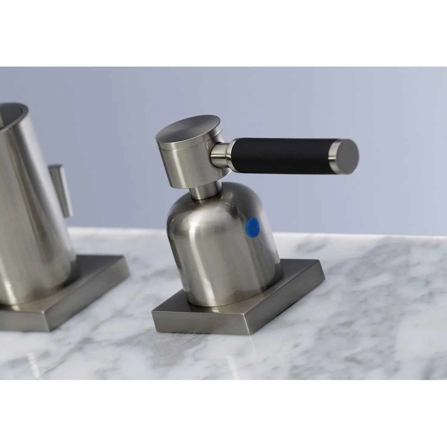 Kingston Brass Fauceture FSC8968DKL 8-Inch Widespread Bathroom Faucet in Brushed Nickel