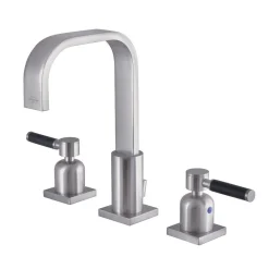 Kingston Brass Fauceture FSC8968DKL 8-Inch Widespread Bathroom Faucet in Brushed Nickel