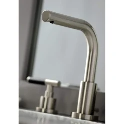 Kingston Brass Fauceture FSC895XCKL-P Kaiser Widespread Bathroom Faucet with Brass Pop-Up