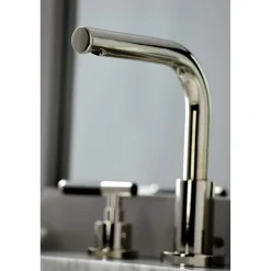 Kingston Brass Fauceture FSC895XCKL-P Kaiser Widespread Bathroom Faucet with Brass Pop-Up