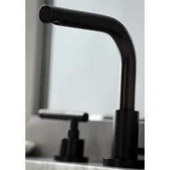 Kingston Brass Fauceture FSC895XCKL-P Kaiser Widespread Bathroom Faucet with Brass Pop-Up