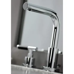 Kingston Brass Fauceture FSC895XCKL-P Kaiser Widespread Bathroom Faucet with Brass Pop-Up
