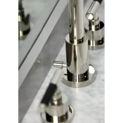 Kingston Brass Fauceture FSC893XCKL-P Kaiser Widespread Bathroom Faucet with Brass Pop-Up