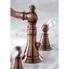 Kingston Brass Fauceture FSC197PLAC English Classic Widespread Bathroom Faucet, Antique Copper