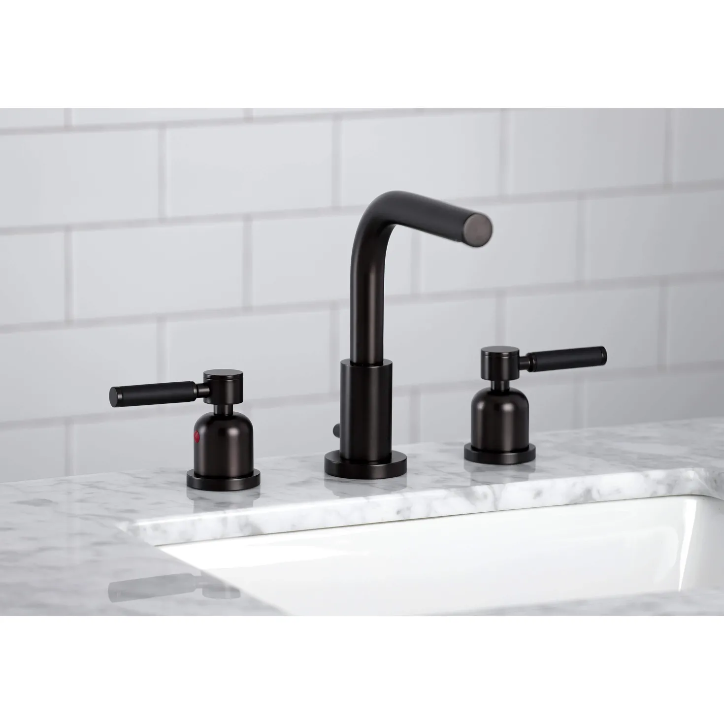 Kingston Brass Fauceture FSC895XDKL-P 8 in. Widespread Bathroom Faucet
