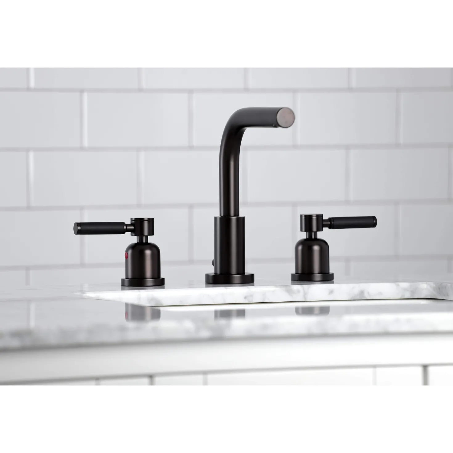 Kingston Brass Fauceture FSC895XDKL-P 8 in. Widespread Bathroom Faucet