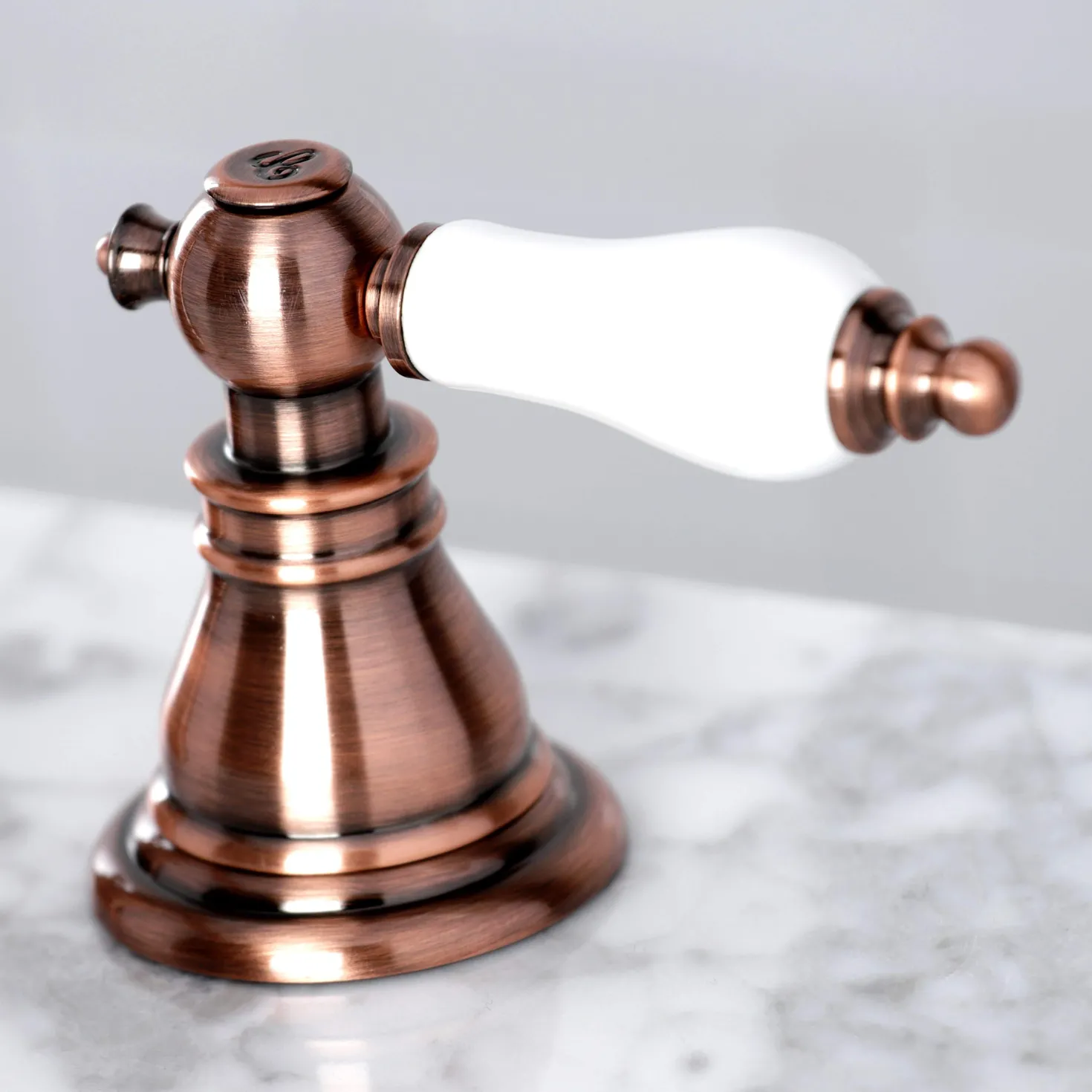 Kingston Brass Fauceture FSC197APLAC American Patriot Widespread Bathroom Faucet, Antique Copper