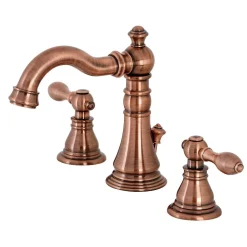 Kingston Brass Fauceture FSC197ACLAC American Classic Widespread Bathroom Faucet, Antique Copper