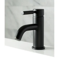 Kingston Brass Fauceture Kaiser Single Handle Deck Mount Bathroom Faucet