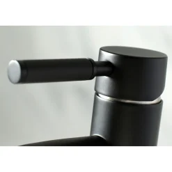 Kingston Brass Fauceture Kaiser Single Handle Deck Mount Bathroom Faucet