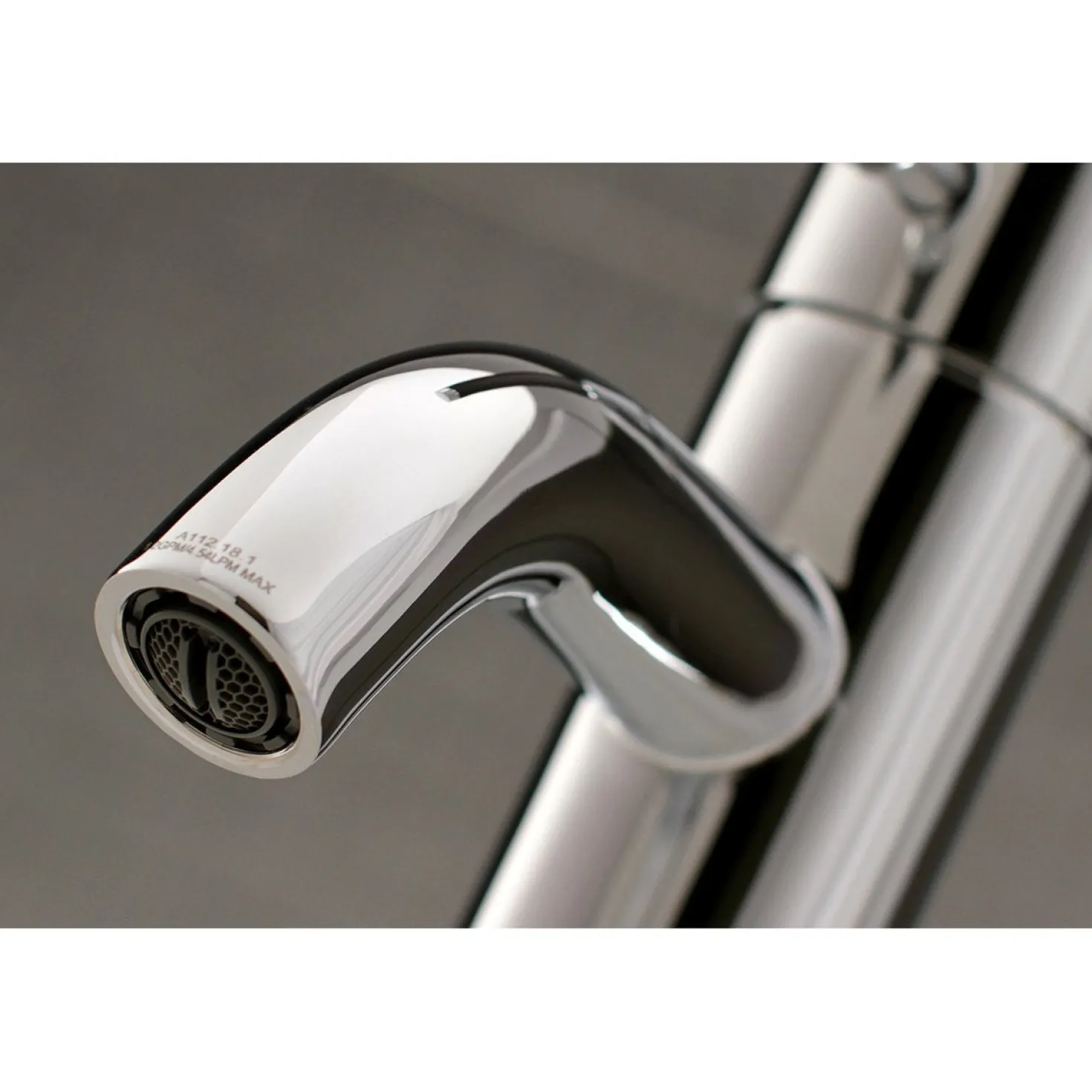 Kingston Brass Fauceture Kaiser Single Handle Deck Mount Bathroom Faucet