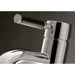 Kingston Brass Fauceture Kaiser Single Handle Deck Mount Bathroom Faucet