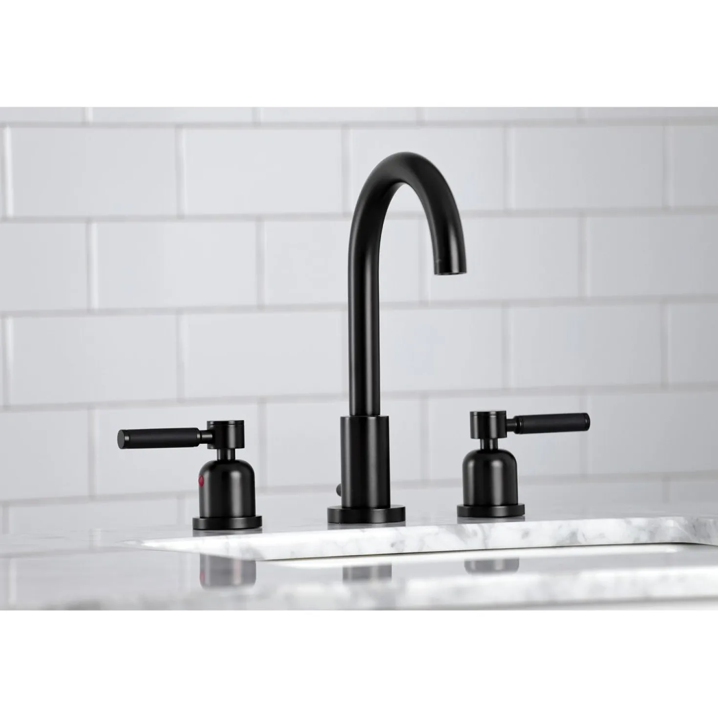 Kingston Brass Fauceture Kaiser Widespread Bathroom Faucet