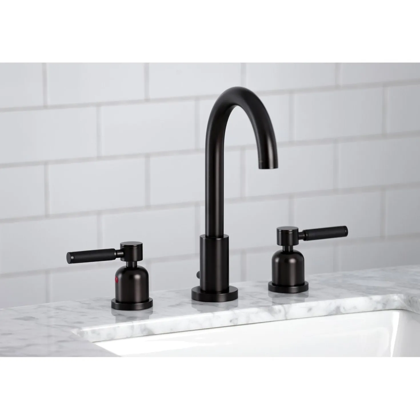 Kingston Brass Fauceture Kaiser Widespread Bathroom Faucet