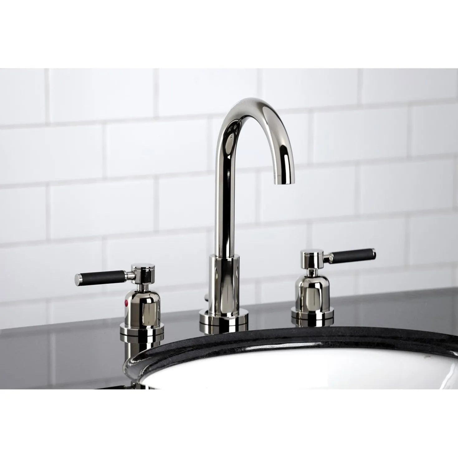 Kingston Brass Fauceture Kaiser Widespread Bathroom Faucet