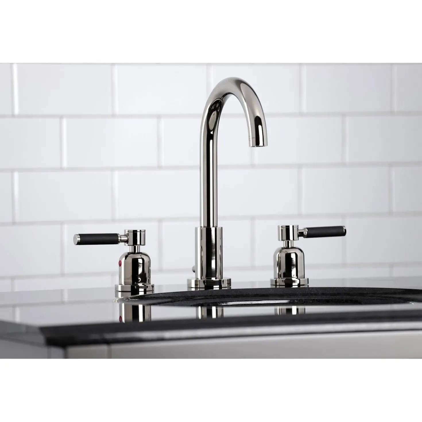 Kingston Brass Fauceture Kaiser Widespread Bathroom Faucet