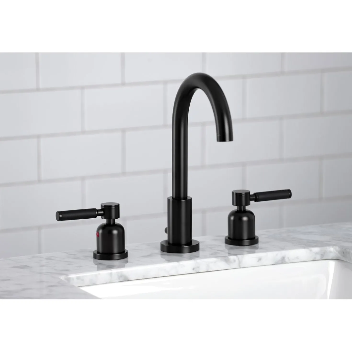 Kingston Brass Fauceture Kaiser Widespread Bathroom Faucet