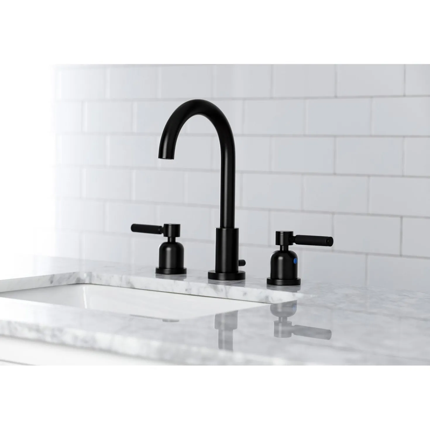 Kingston Brass Fauceture Kaiser Widespread Bathroom Faucet