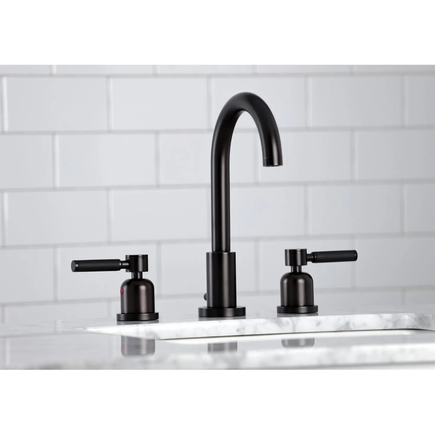 Kingston Brass Fauceture Kaiser Widespread Bathroom Faucet
