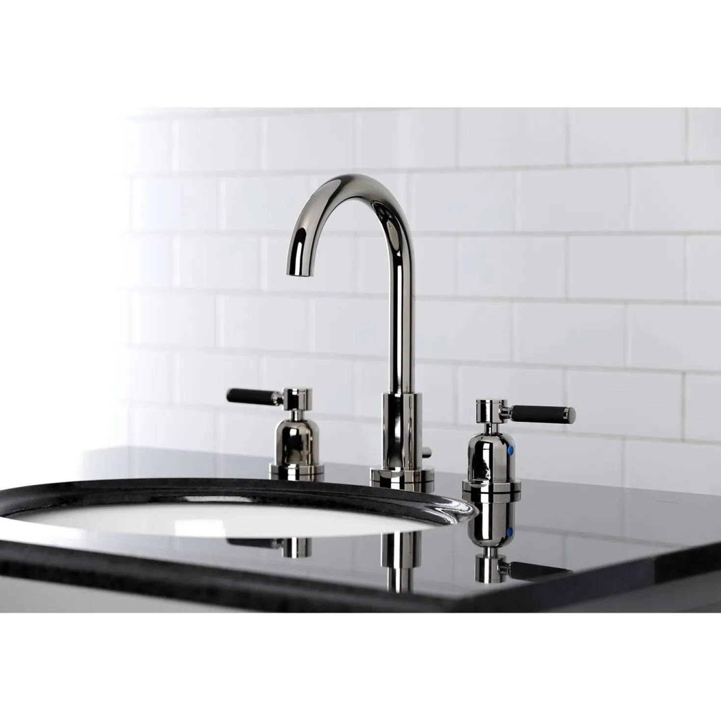 Kingston Brass Fauceture Kaiser Widespread Bathroom Faucet