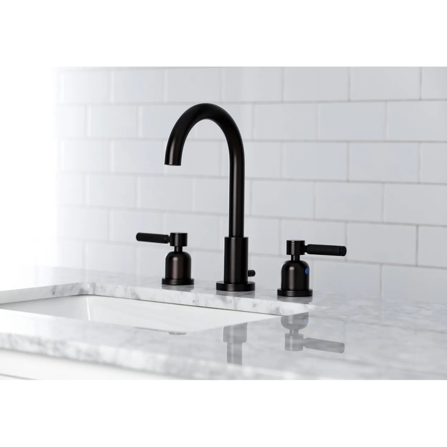 Kingston Brass Fauceture Kaiser Widespread Bathroom Faucet
