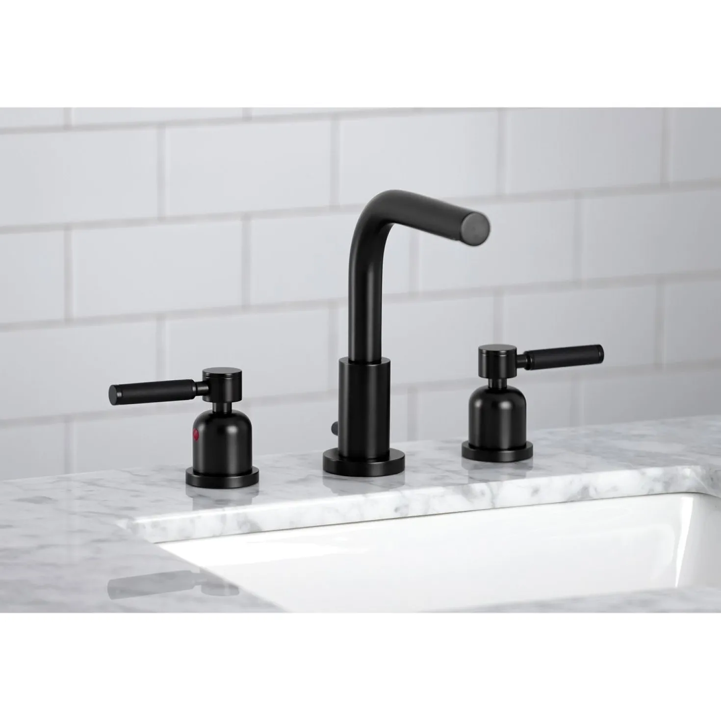 Kingston Brass Fauceture Kaiser 8-Inch Widespread Bathroom Faucet