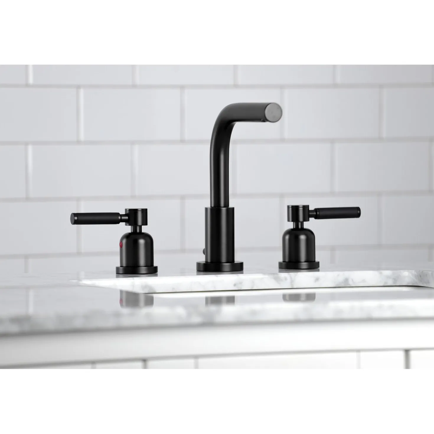 Kingston Brass Fauceture Kaiser 8-Inch Widespread Bathroom Faucet