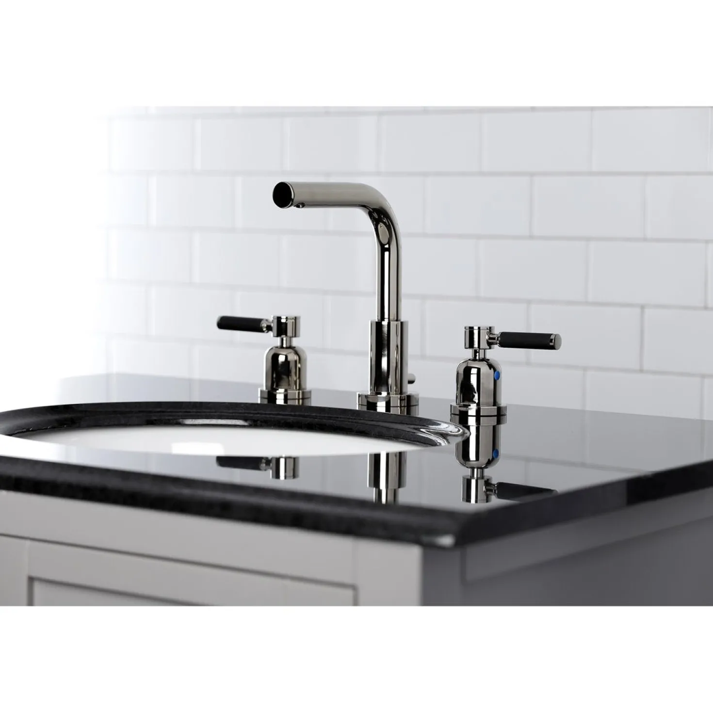 Kingston Brass Fauceture Kaiser 8-Inch Widespread Bathroom Faucet