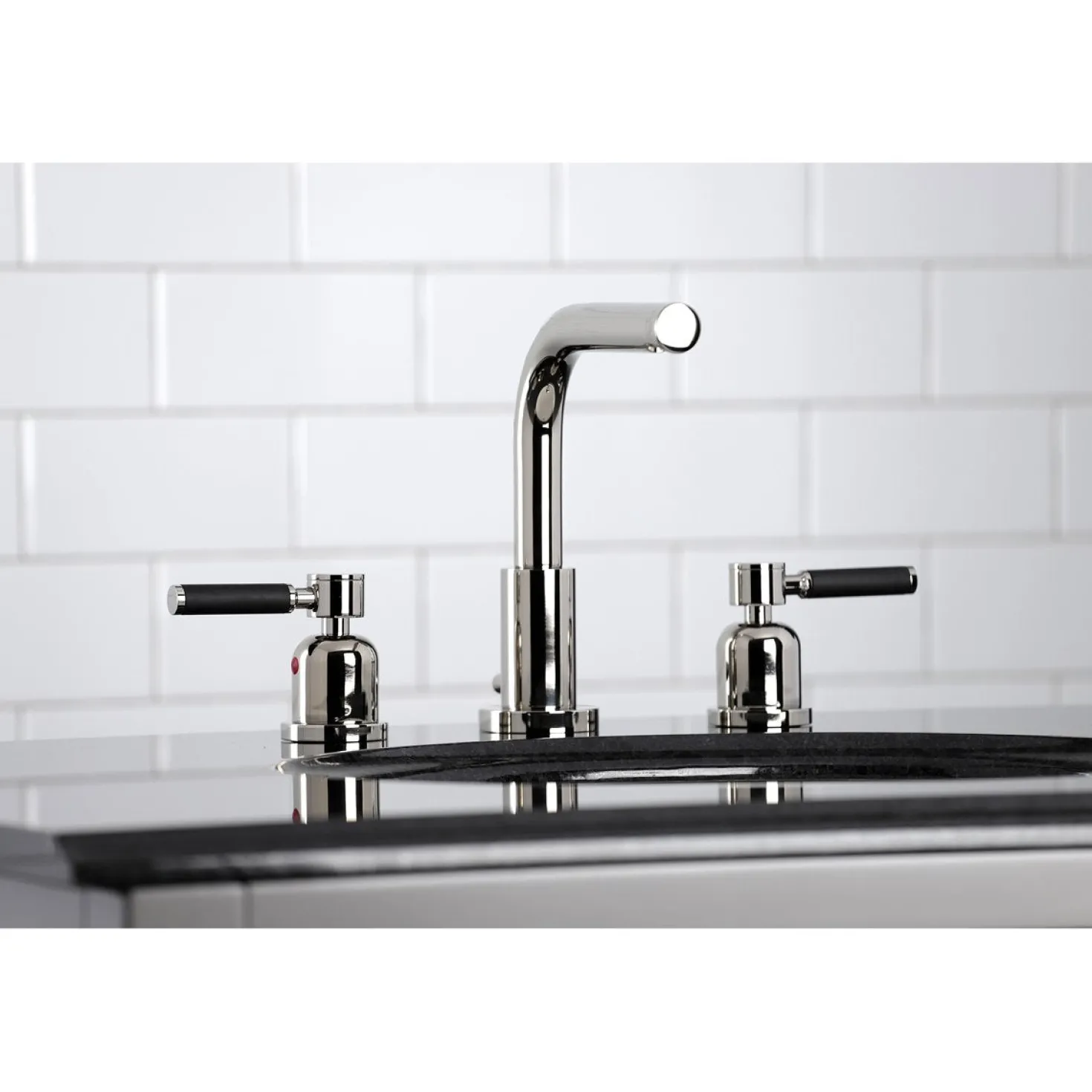 Kingston Brass Fauceture Kaiser 8-Inch Widespread Bathroom Faucet