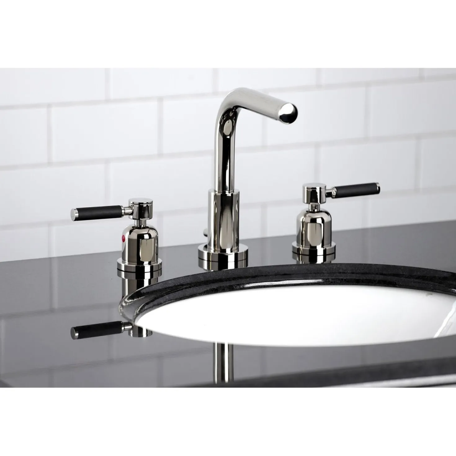 Kingston Brass Fauceture Kaiser 8-Inch Widespread Bathroom Faucet