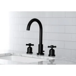 Kingston Brass Fauceture Millennium Widespread Bathroom Faucet