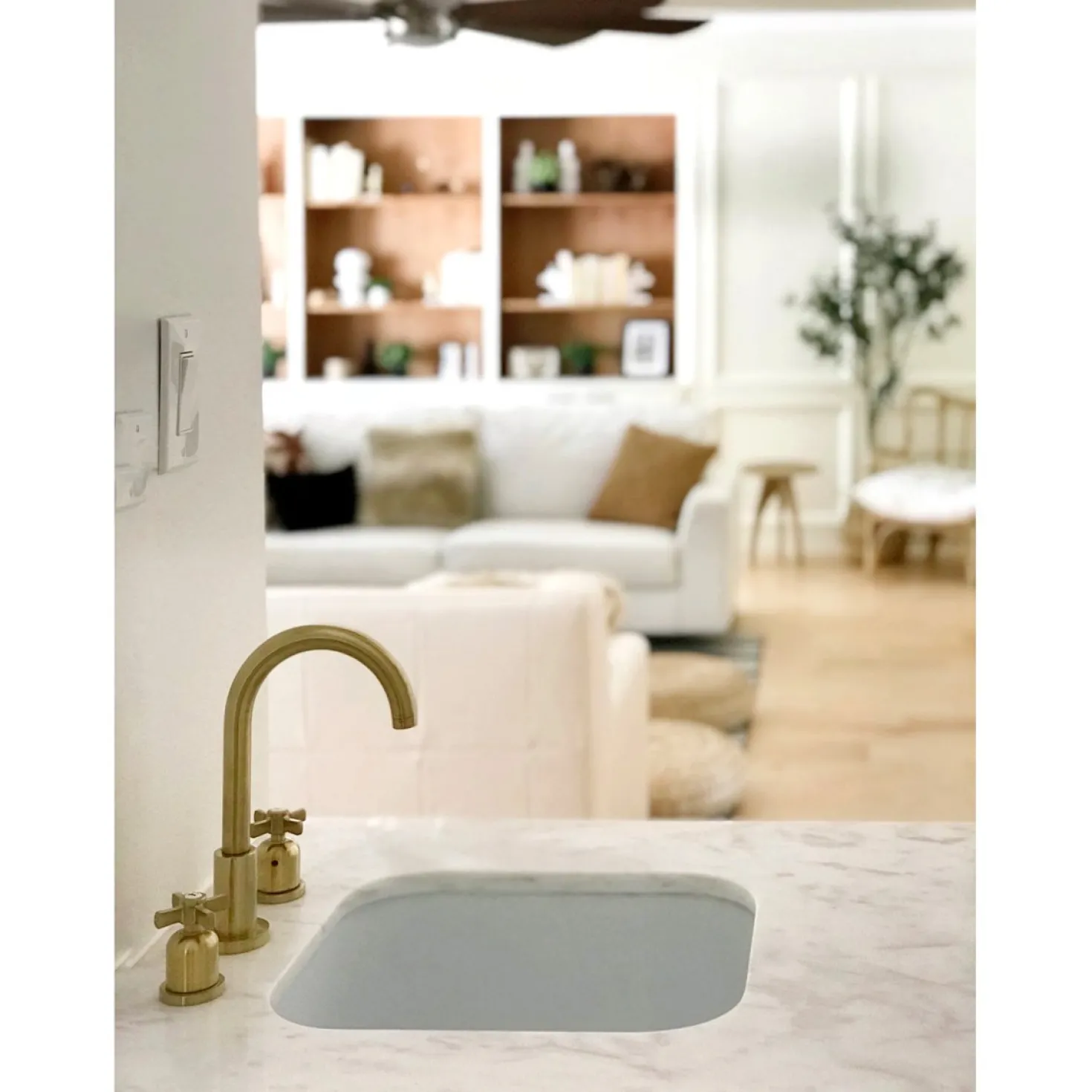 Kingston Brass Fauceture Millennium Widespread Bathroom Faucet