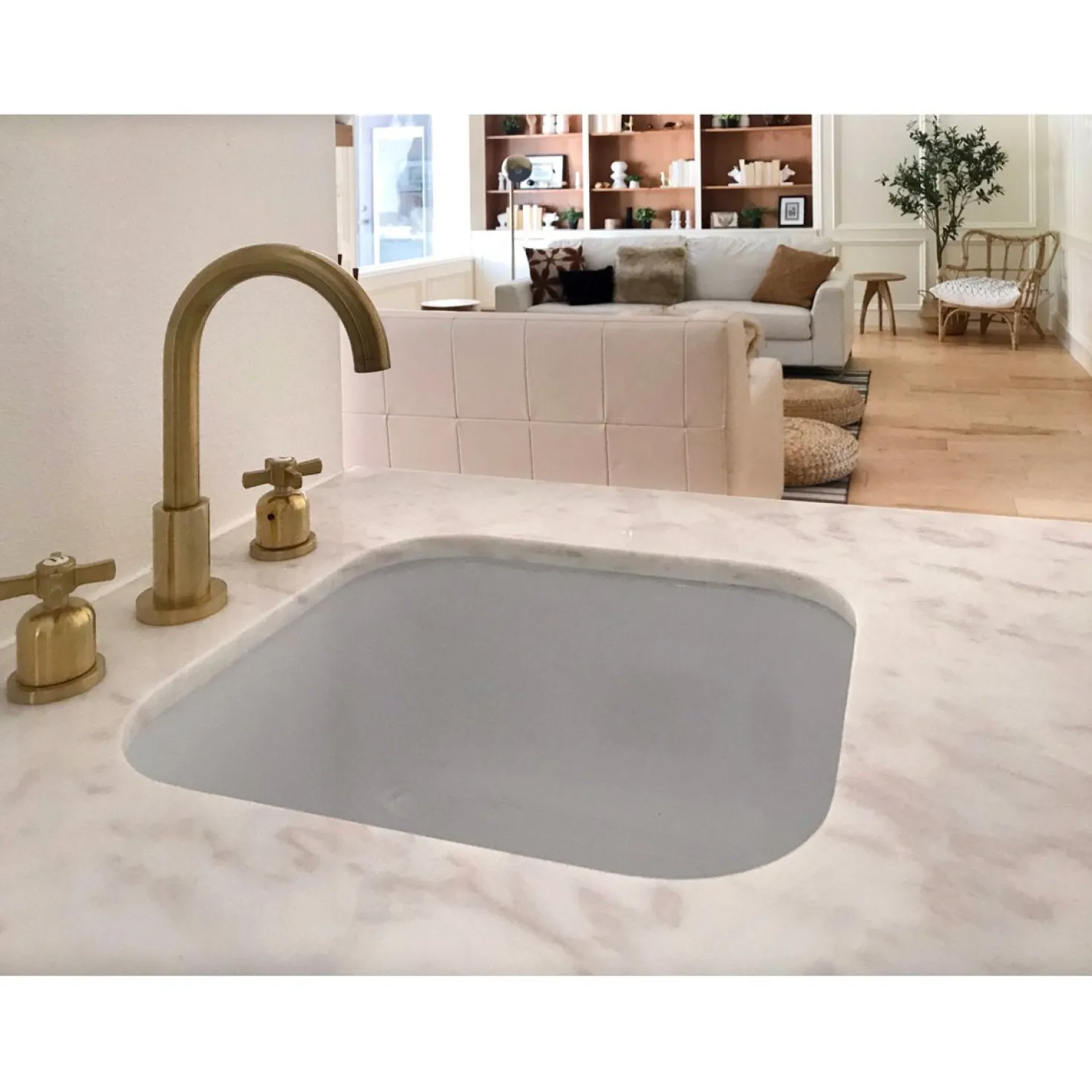 Kingston Brass Fauceture Millennium Widespread Bathroom Faucet