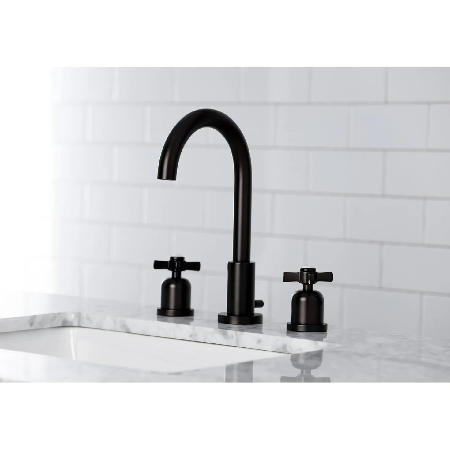 Kingston Brass Fauceture Millennium Widespread Bathroom Faucet