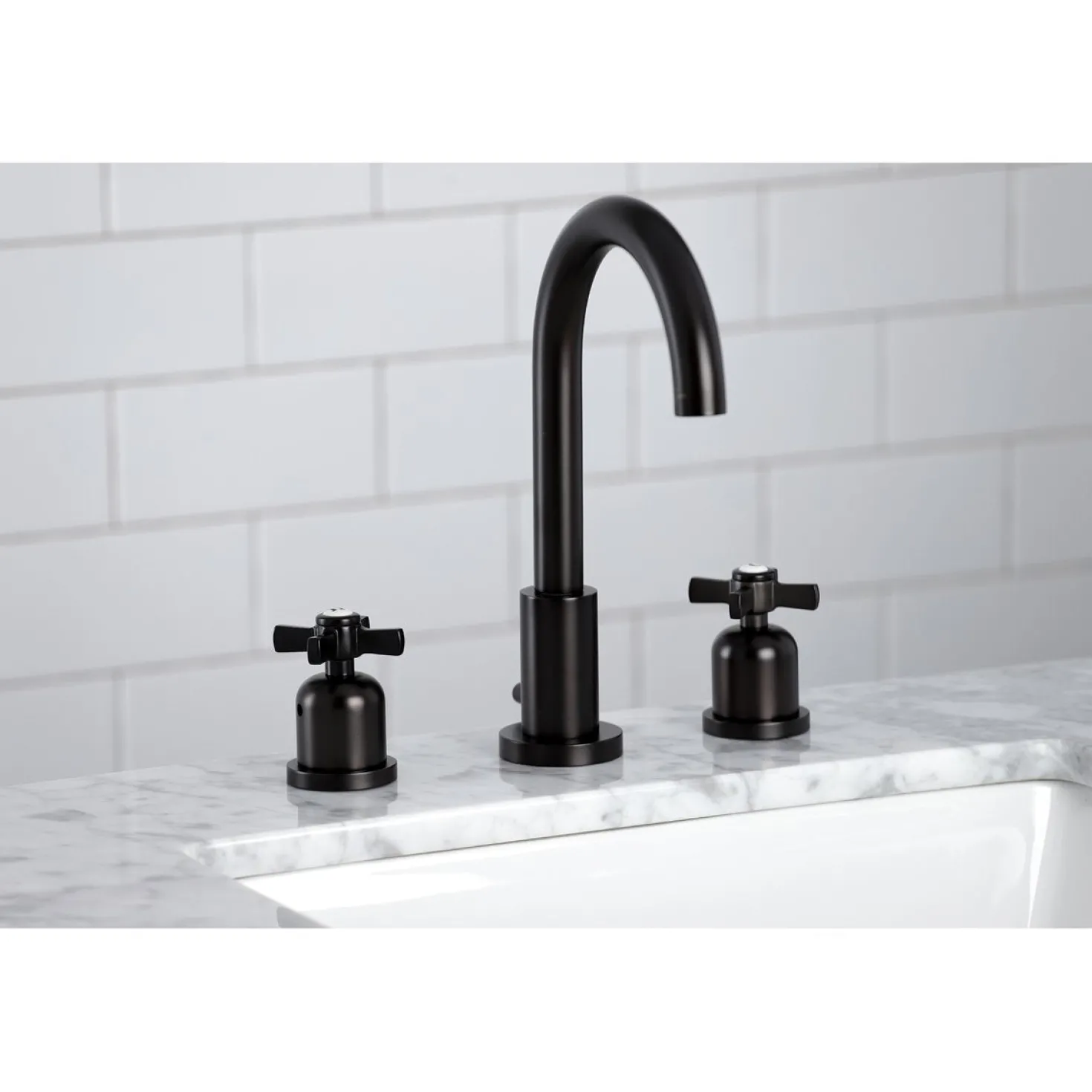 Kingston Brass Fauceture Millennium Widespread Bathroom Faucet